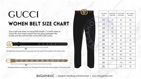 gucci women's belt size guide.